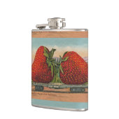 Aardbeien Giant Antiek Fruit Heupfles (Links)