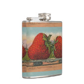 Aardbeien Giant Antiek Fruit Heupfles (Rechts)