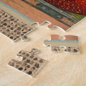 Aardbeien Giant Antiek Fruit Legpuzzel (Zijkant)