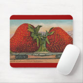 Aardbeien Giant Antiek Fruit Muismat (Met muis)