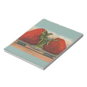 Aardbeien Giant Antiek Fruit Notitieblok (Linkerzijde)