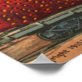 Aardbeien Giant Antiek Fruit Poster (Hoek)