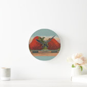 Aardbeien Giant Antiek Fruit Ronde Klok (Huis)