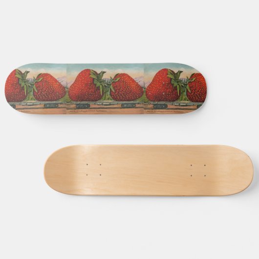 Aardbeien Giant Antiek Fruit Skateboard (Horizontaal)