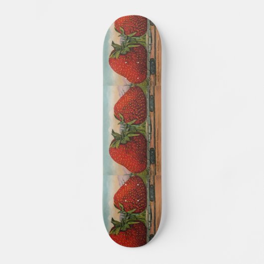 Aardbeien Giant Antiek Fruit Skateboard (Voorkant)