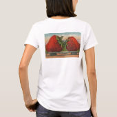 Aardbeien Giant Antiek Fruit T-shirt (Achterkant)