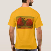 Aardbeien Giant Antiek Fruit T-shirt (Achterkant)