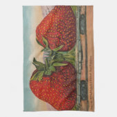 Aardbeien Giant Antiek Fruit Theedoek (Verticaal)