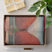 Aardbeien Giant Antiek Fruit Tissuepapier (Geschenk)