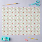 Aardbeien Gingham Thema Tissuepapier (Craft)