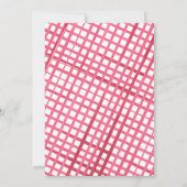 Aardbeien Girl Berry First Birthday Party Modern Kaart (Achterkant)