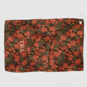 Aardbeien Golf Handdoeken (Horizontaal)