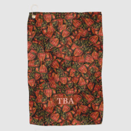 Aardbeien Golf Handdoeken