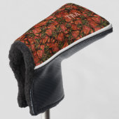 Aardbeien golfputter Hoesje Golfheadcover (3/4 voorkant)