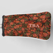 Aardbeien golfputter Hoesje Golfheadcover (Voorkant)