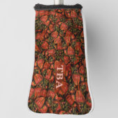 Aardbeien golfputter Hoesje Golfheadcover (Draai 90)