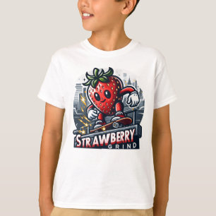 Aardbeien Grind – Skater Berry T-shirt