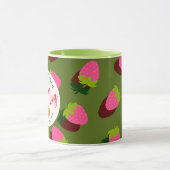 Aardbeien Groen Mok (Midden)