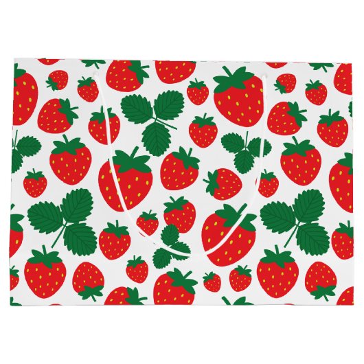 Aardbeien Groot Cadeauzakje (Achterkant)