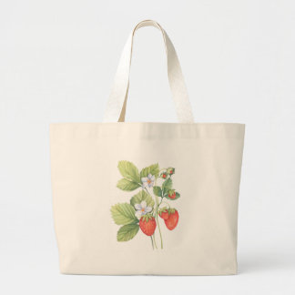 Aardbeien Grote Tote Bag