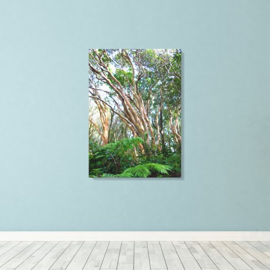 Aardbeien Guava Trees Canvas Afdruk (Insitu (Houten vloer))