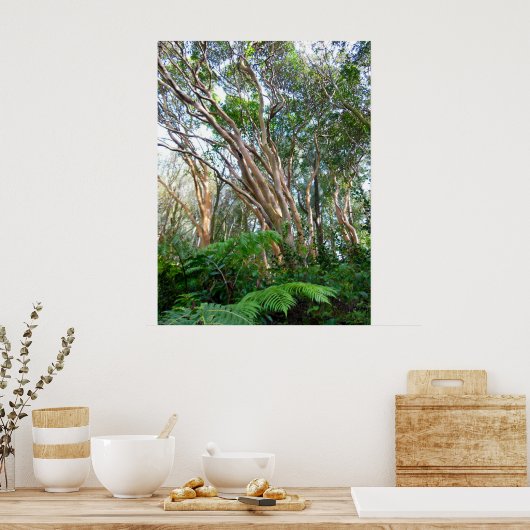 Aardbeien Guava Trees Poster (Keuken)