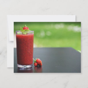 Aardbeien heerlijk briefkaart