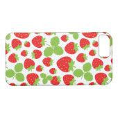 Aardbeien Hoesje-Mate iPhone Case (Achterkant (Horizontaal))