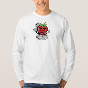 Aardbeien Hoest Mannen Lange hoes T-shirt