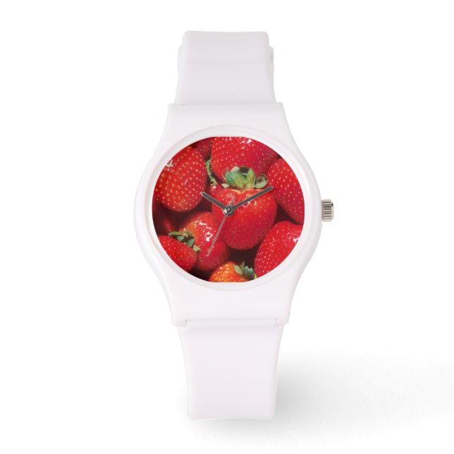 Aardbeien Horloge (Voorkant)