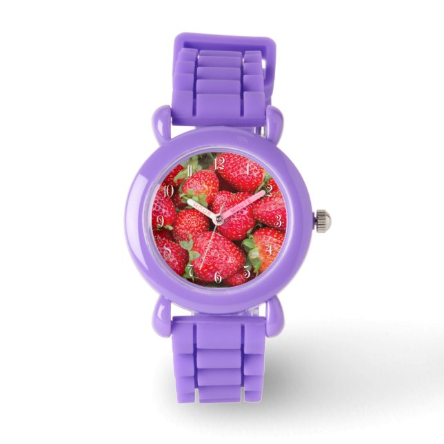 Aardbeien Horloge (Voorkant)
