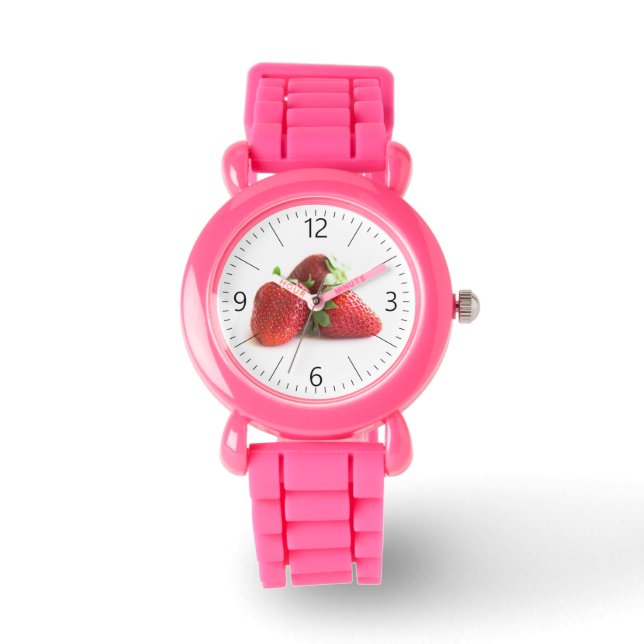 Aardbeien Horloge (Voorkant)