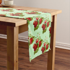 Aardbeien Huisdecoratie Korte Tafelloper