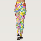 Aardbeien Ice Cream-Leggings Leggings (Achterkant)