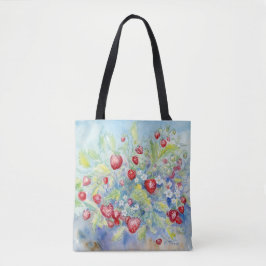 Aardbeien II-Tas Tote Bag