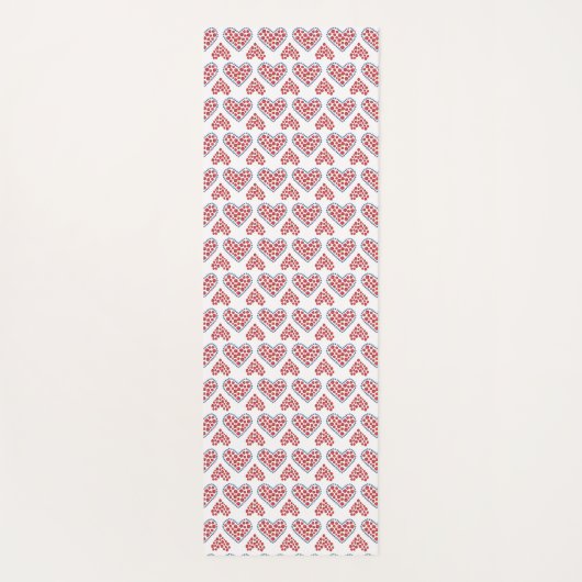 Aardbeien in bosbessenharten yogamat (Achterkant)