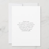 Aardbeien in een emmer bedankkaart (Achterkant)