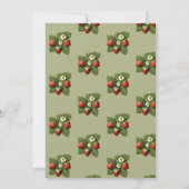 Aardbeien in Kraft - Uitnodiging voor bruiloft (Achterkant)