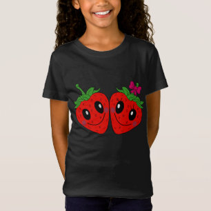 Aardbeien in liefde Grappig kostuum T-shirt