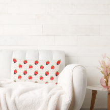 Aardbeien in witte en donkere chocolade op beige