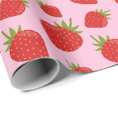 Aardbeien Inpakpapier (Rol Hoek)