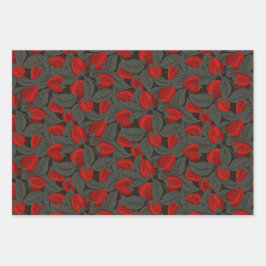 Aardbeien Inpakpapier Vel