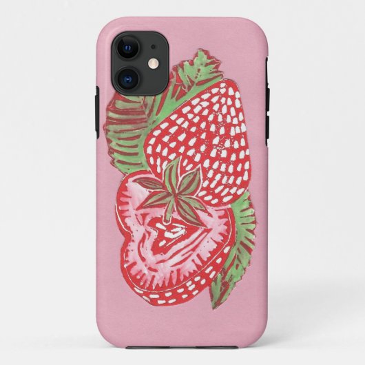 Aardbeien iPhone 5/5s Hoesje (Achterkant)