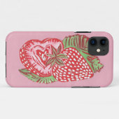 Aardbeien iPhone 5/5s Hoesje (Achterkant (horizontaal))