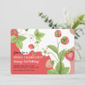 Aardbeien Kaart (Staand voorkant)