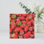 Aardbeien Kaart (Staand voorkant)