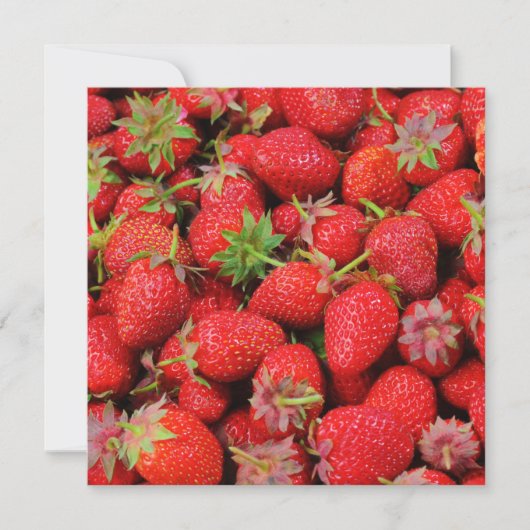Aardbeien Kaart (Voorkant)