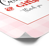 Aardbeien Kaarten en geschenken Poster (Hoek)