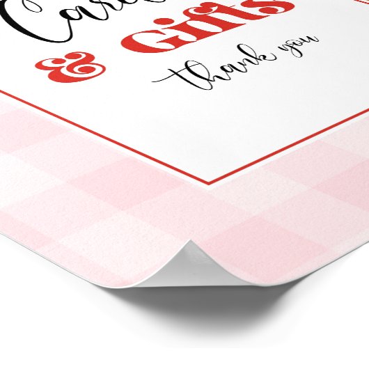 Aardbeien Kaarten en geschenken Poster (Hoek)