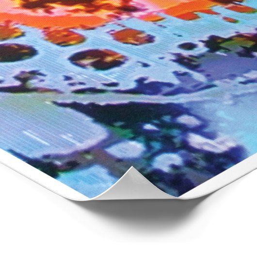 Aardbeien KC-Afbeelding Poster (Hoek)